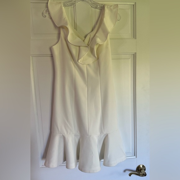Likely Dresses & Skirts - Elegant White Ruffle Dress